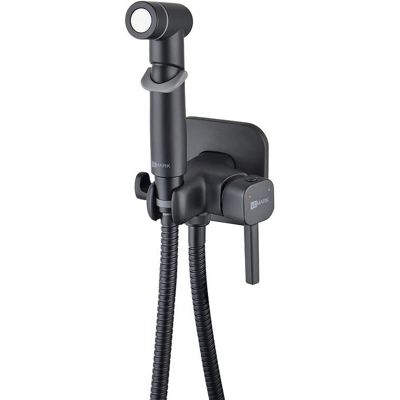 Смеситель Lemark Solo с гигиеническим душем LM7165BL фото