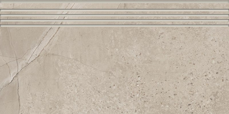 Ступень Marble Trend Limestone (Марбл Тренд Лаймстоун) 294x600 серая K-1005/LR/st01