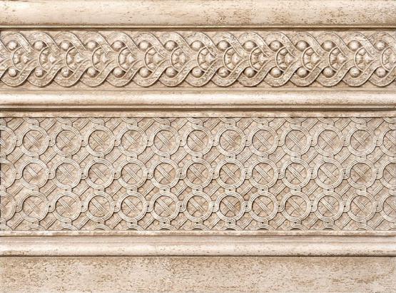 Бордюр настенный Civis Zocalo Beige 230x310 бежевый фото