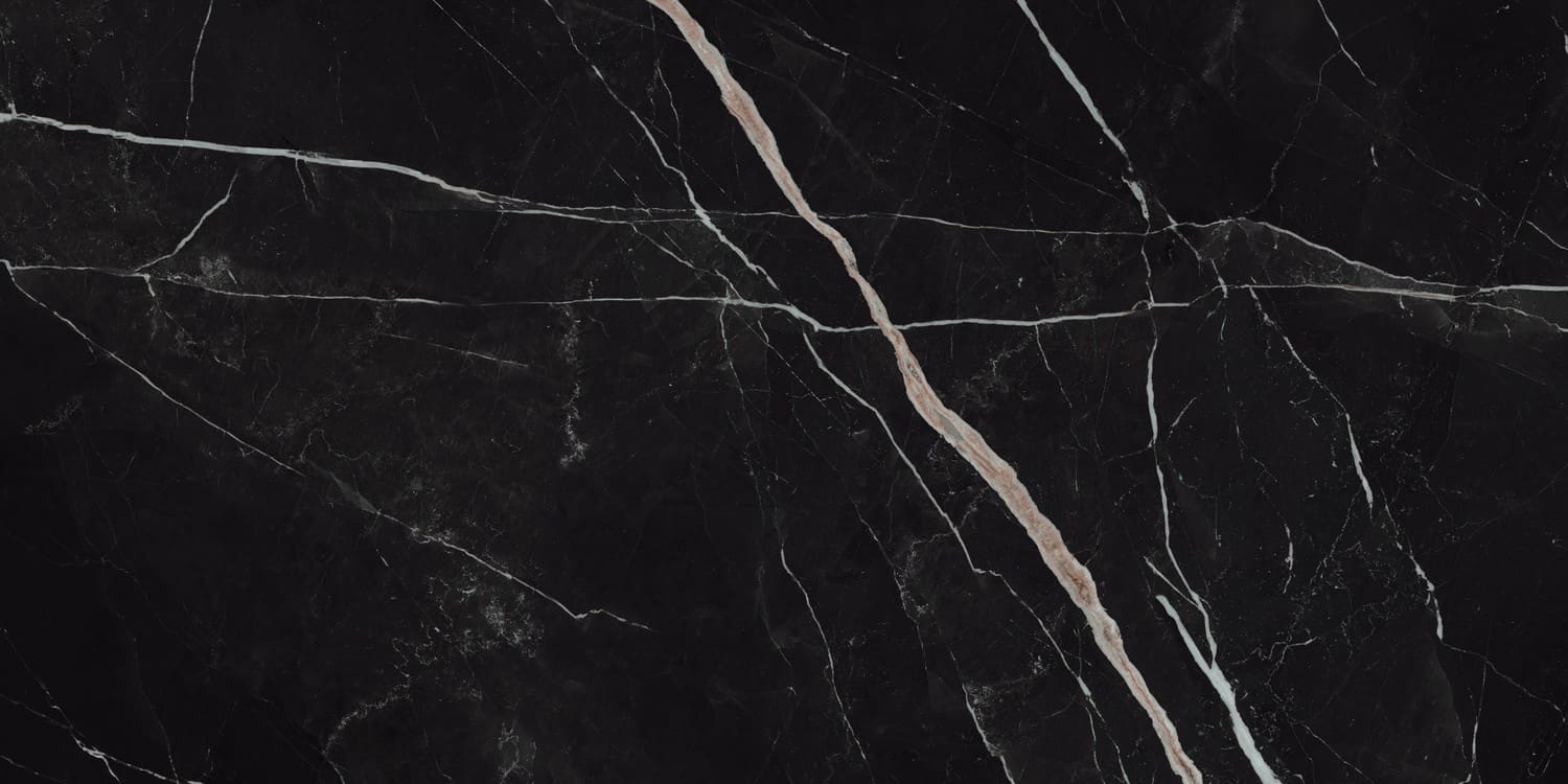 Керамогранит Empire Calacatta Black 600x1200 лаппатированный черный фото