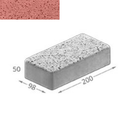 Брусчатка 200x98x50 бетонная двухслойная № 302