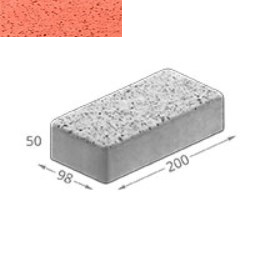 Брусчатка 200x98x50 бетонная двухслойная № 304