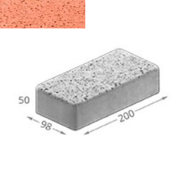 Брусчатка 200x98x50 бетонная двухслойная № 305