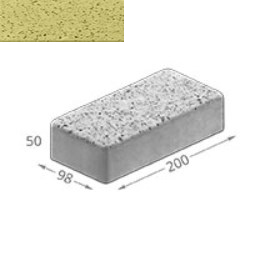 Брусчатка 200x98x50 бетонная двухслойная № 322