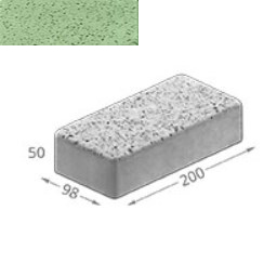 Брусчатка 200x98x50 бетонная двухслойная № 324