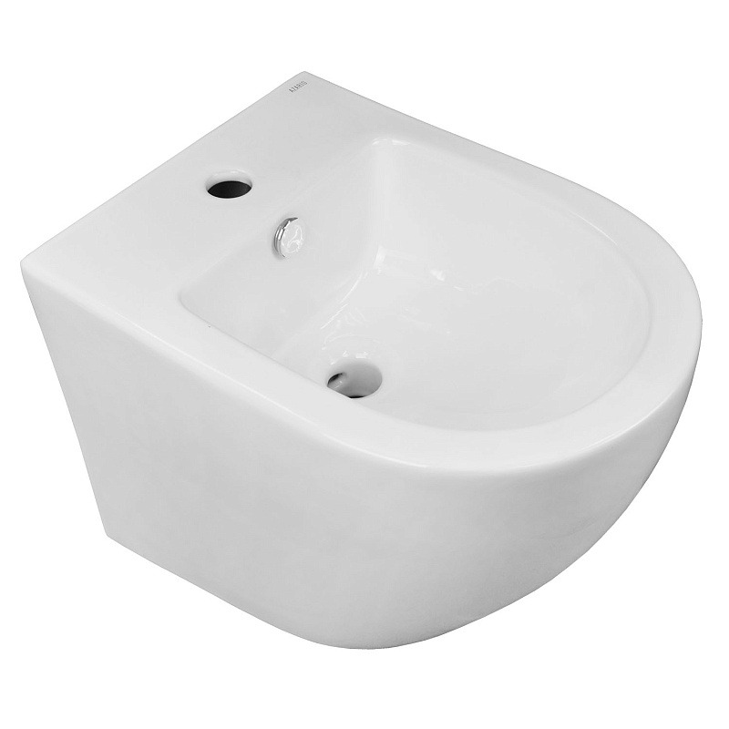 Биде подвесное Grado 495х365х330 санфаянс, белое AZ-0046F фото