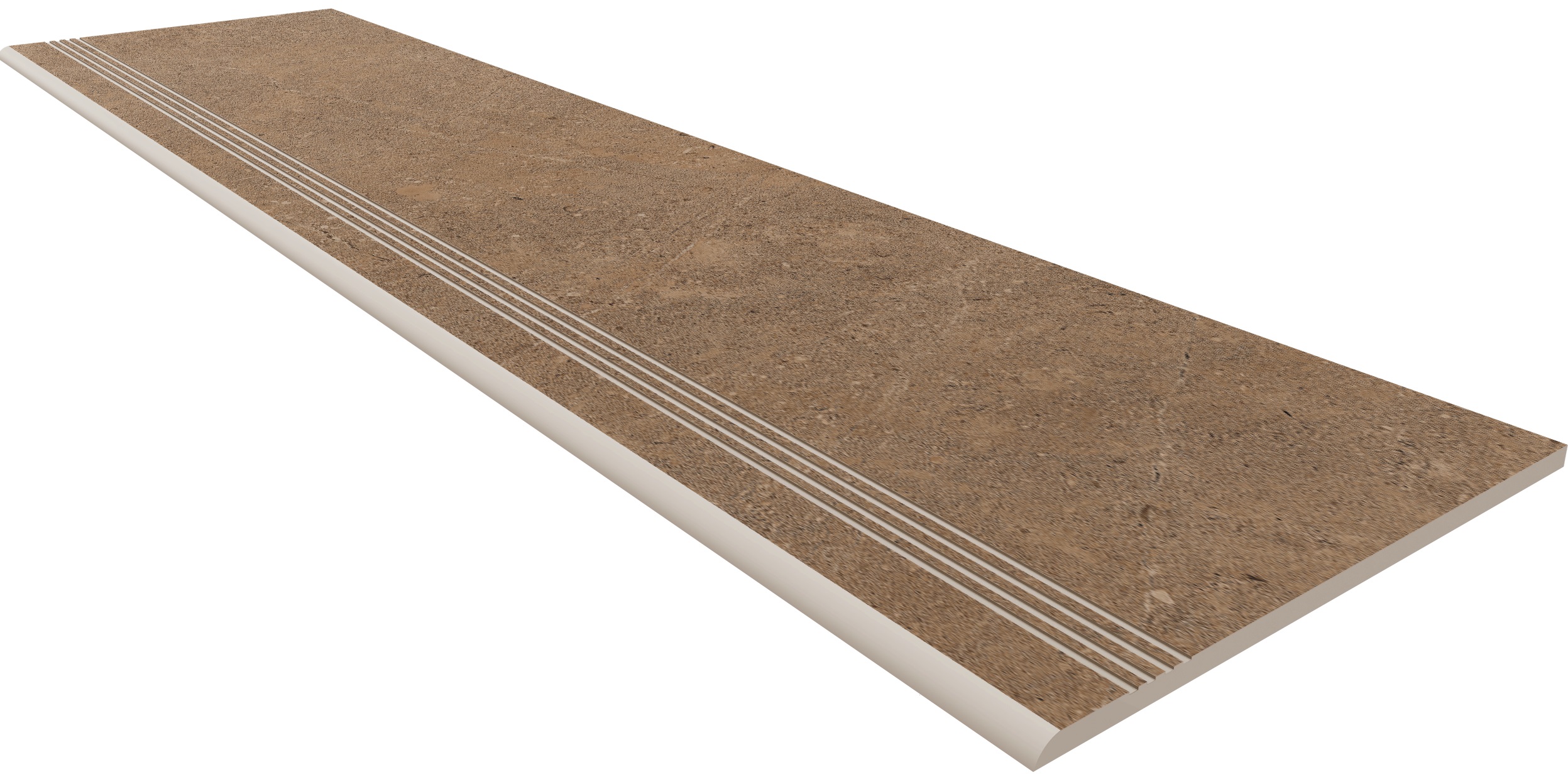 Ступень Gobi Dark Beige 300x1200 неполированная с насечками GO02