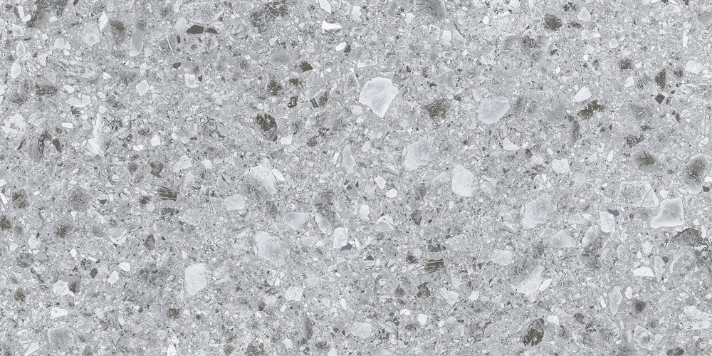 Керамогранит Terrazzo (Терраццо) 600x1200 светло-серый K-331/MR