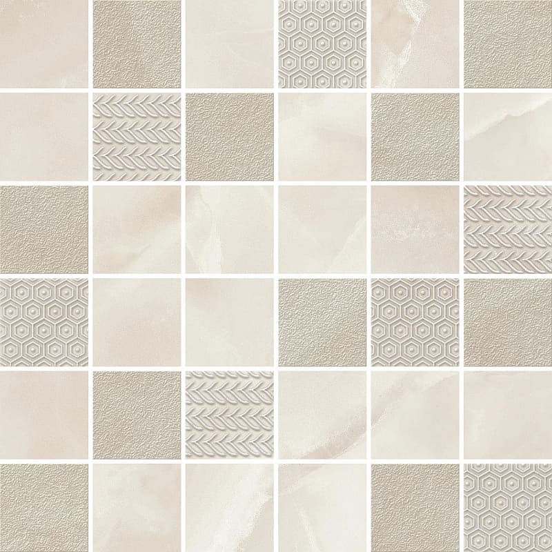 Мозаика Onice Perla Mosaic 300x300 бежевая