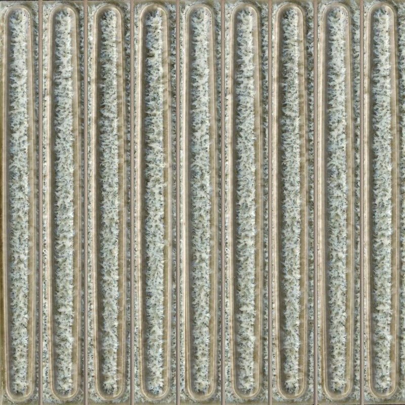 Декор настенный чипсет Далия 200x200 зеленый светлый глянцевый KMD2SOB001BN фото