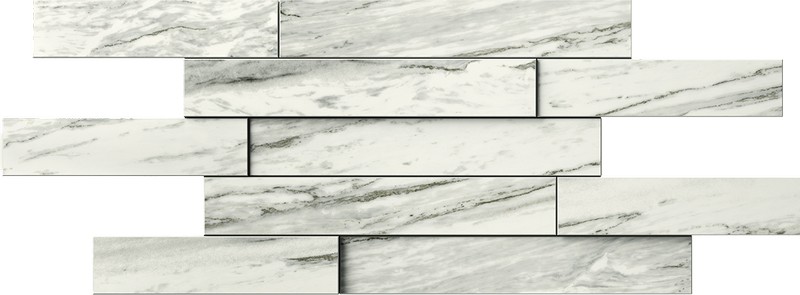Декор Skyfall (Скайфолл) Бьянко Брик 3D 280x780 патинированный белый фото