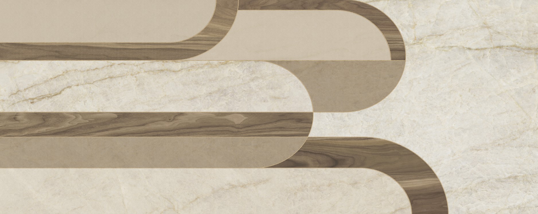 Интерьерная панель 1200x3000 Grand Arches Cream глянцевая MG-9.2.1/1200х3000G фото