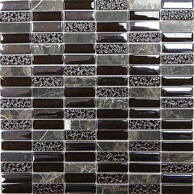 Мозаика Bonaparte Super Line Brown 300x300 коричневая фото