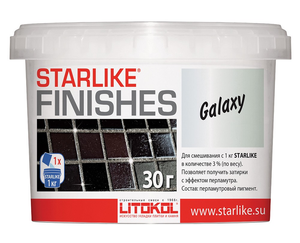 Добавка Starlike Finishes Galaxy перламутровая 30 г