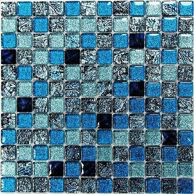 Мозаика Bonaparte Satin Blue 300x300 синяя фото