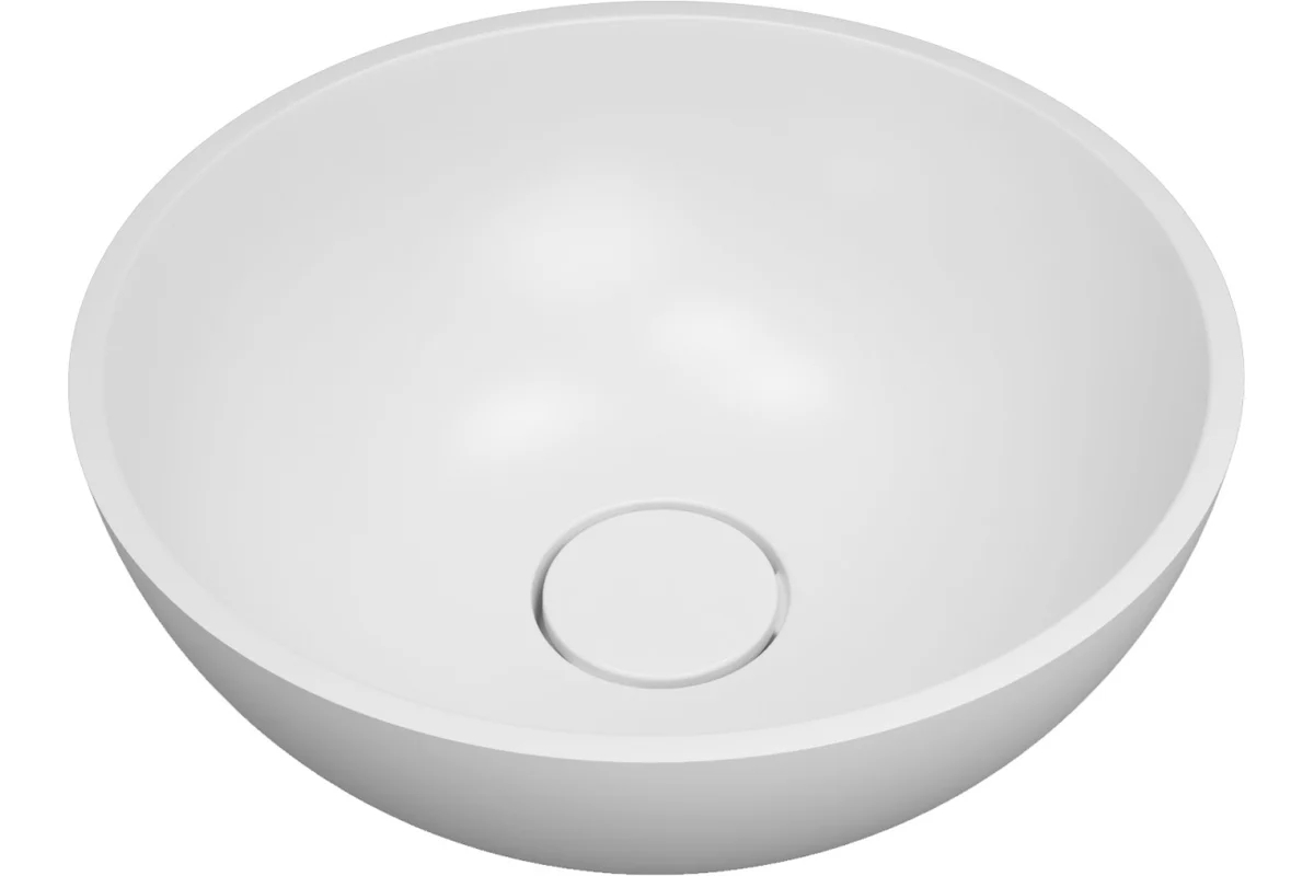 Раковина Алтея 350 solid surface белая 10.290.00350.001 фото