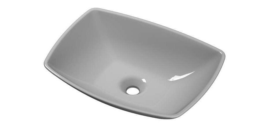Раковина Моника 560 solid surface белая 10.111.00560.001 фото