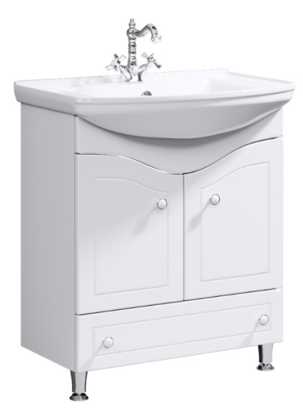 Комплект мебели Franchesca 75 на ножках 87x76x49 (тумба+раковина Стиль 750) FR0107 фото