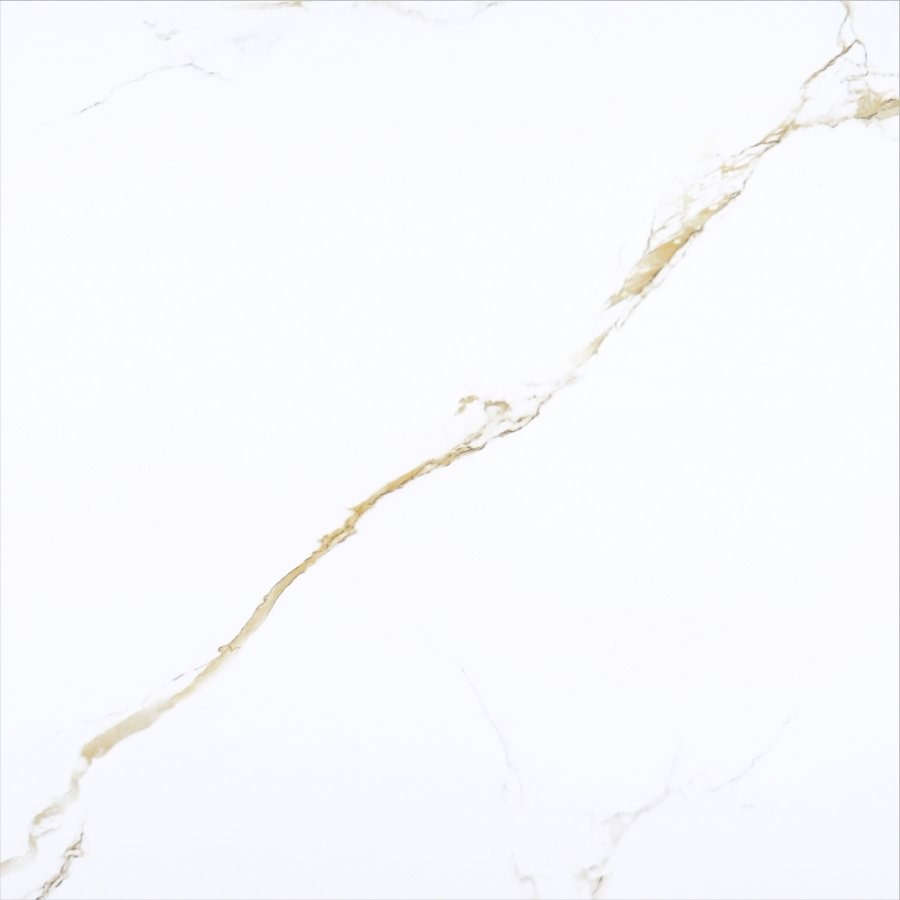 Керамогранит Golden Carrara 600x600 полированный белый фото