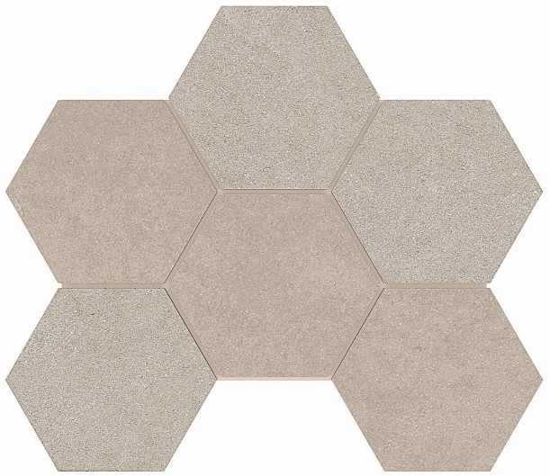 Мозаика Luna Beige Hexagon 250x285 неполированная LN01/TE01