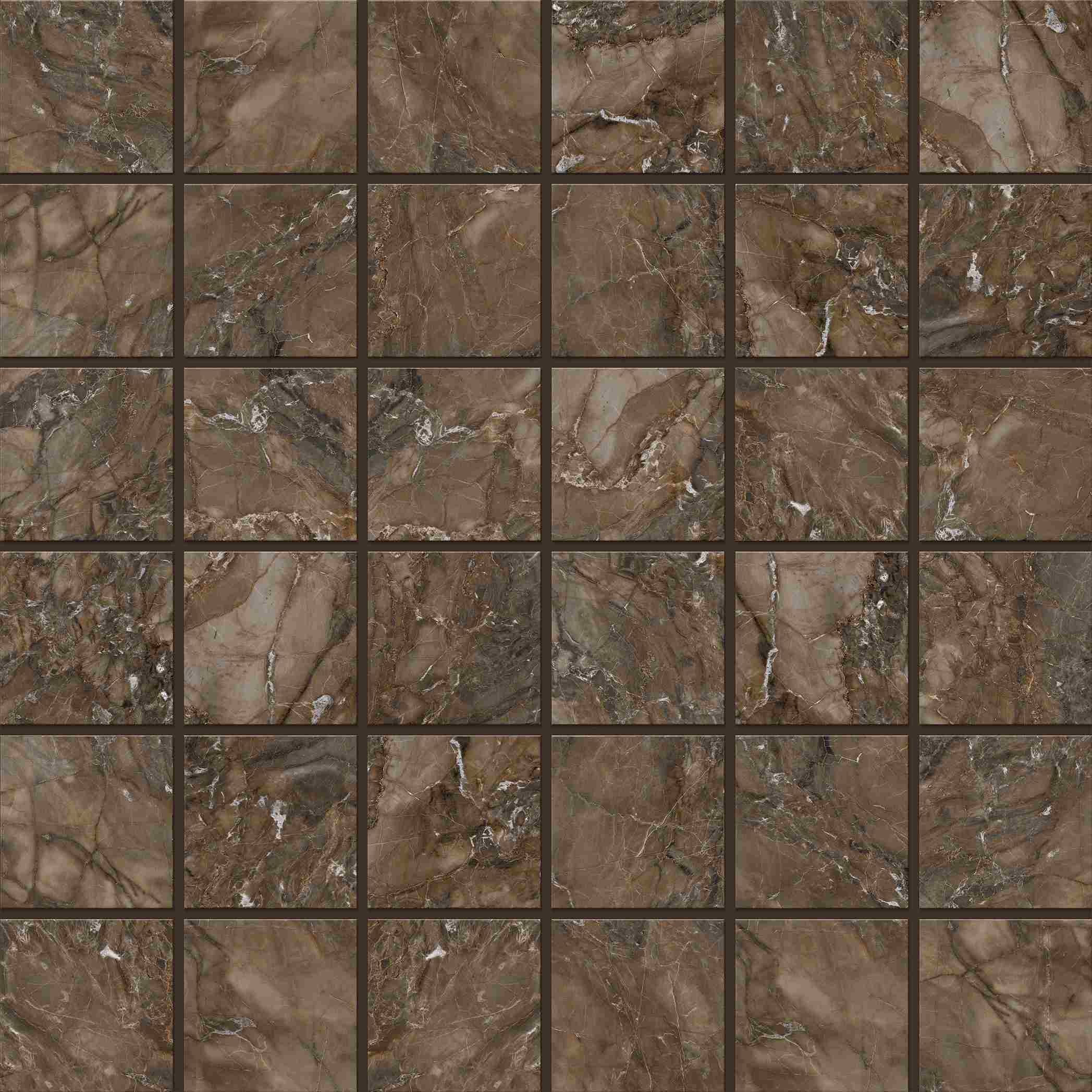 Мозаика Bernini Dark Brown 300x300 полированная BR04