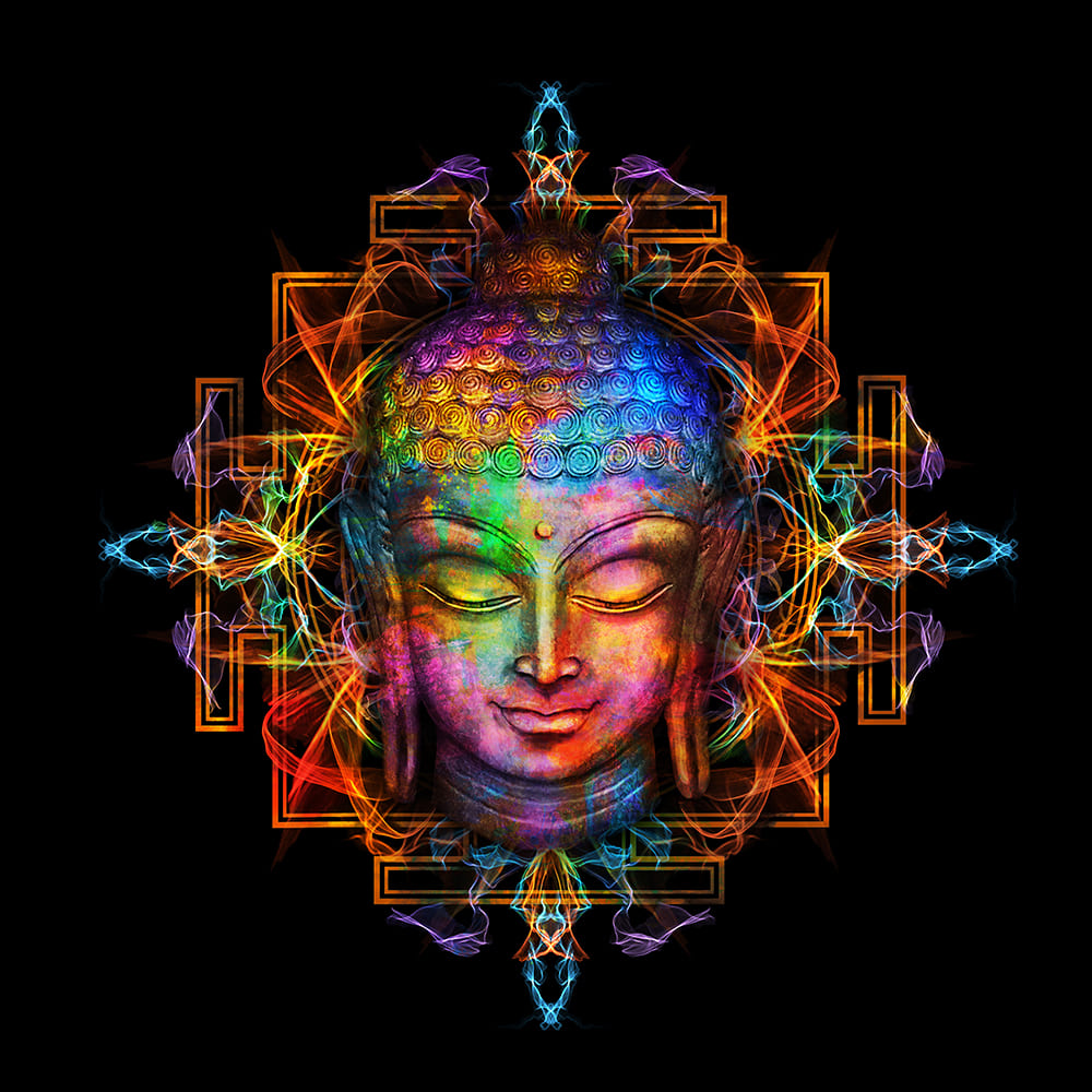 Картина Eternity Buddha 760x760 (стекло/АКП)