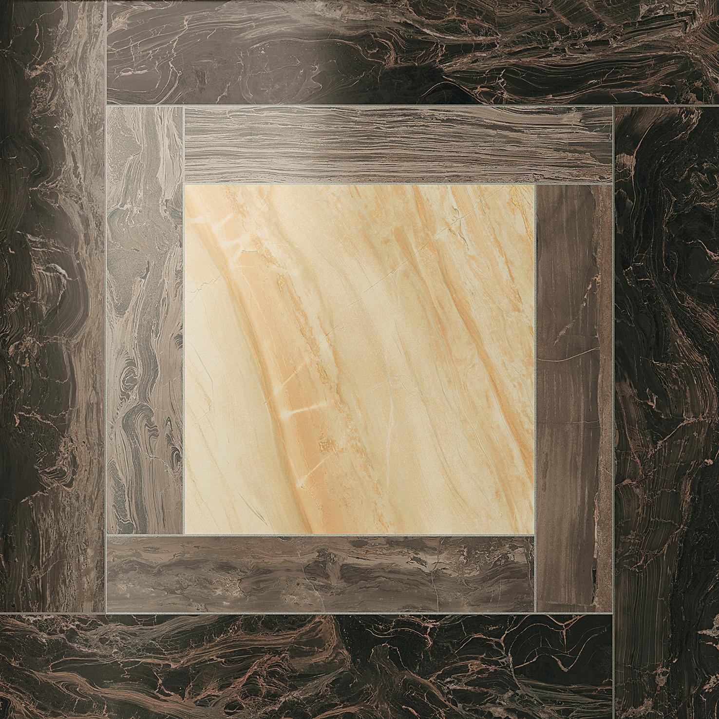 Керамогранит 600*600 SUPERNOVA MARBLE Cassettone Elegant Honey LAP (43.2/1.08)