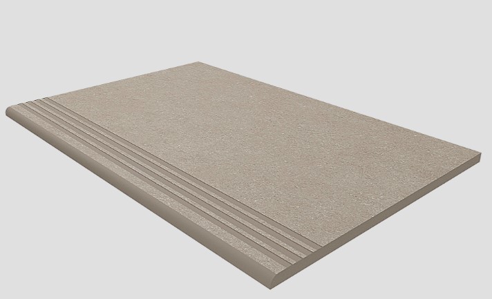 Ступень Luna Beige 300x1200 неполированная с насечками LN01