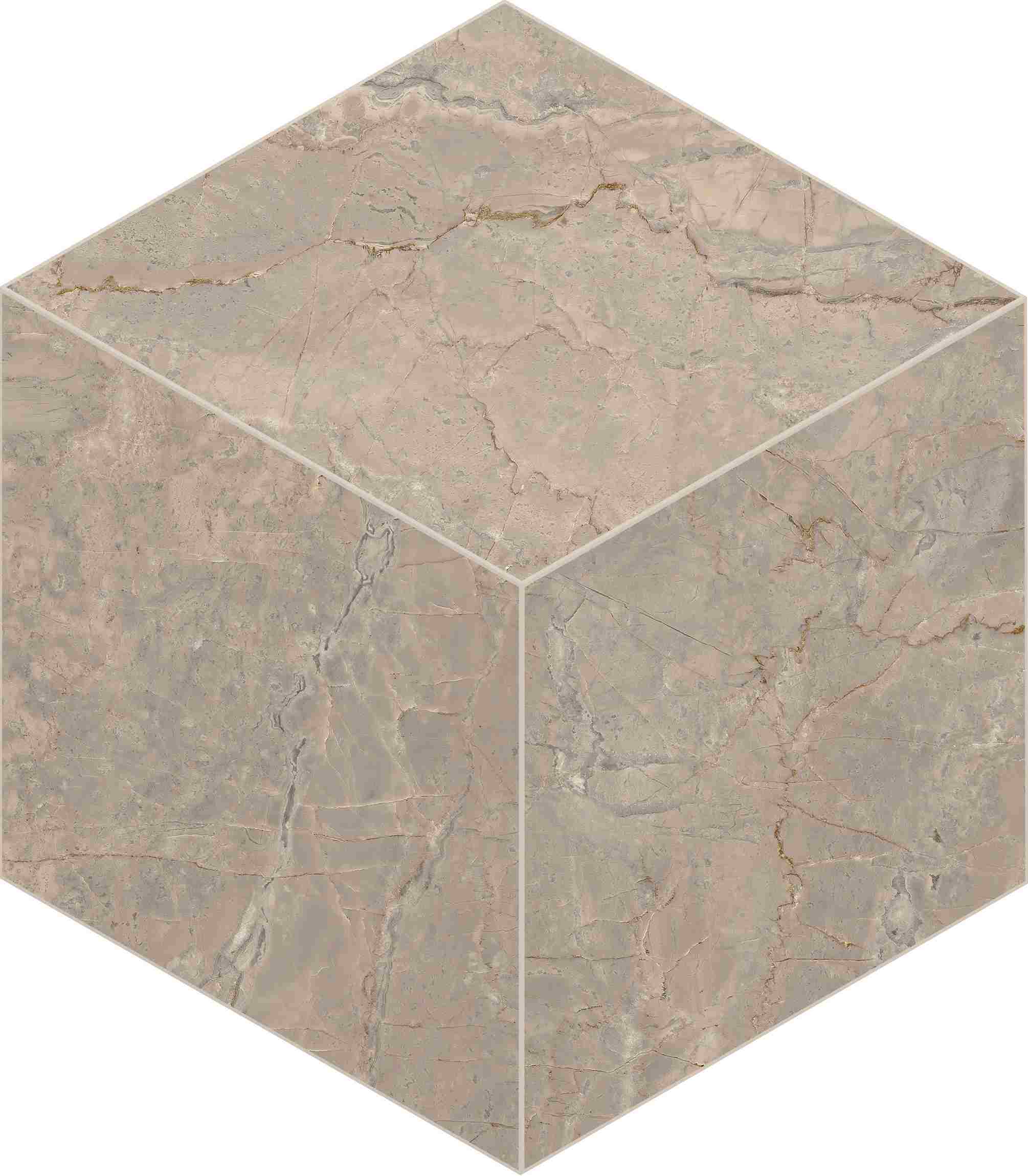 Мозаика Bernini Beige Cube 250x290 неполированная BR02