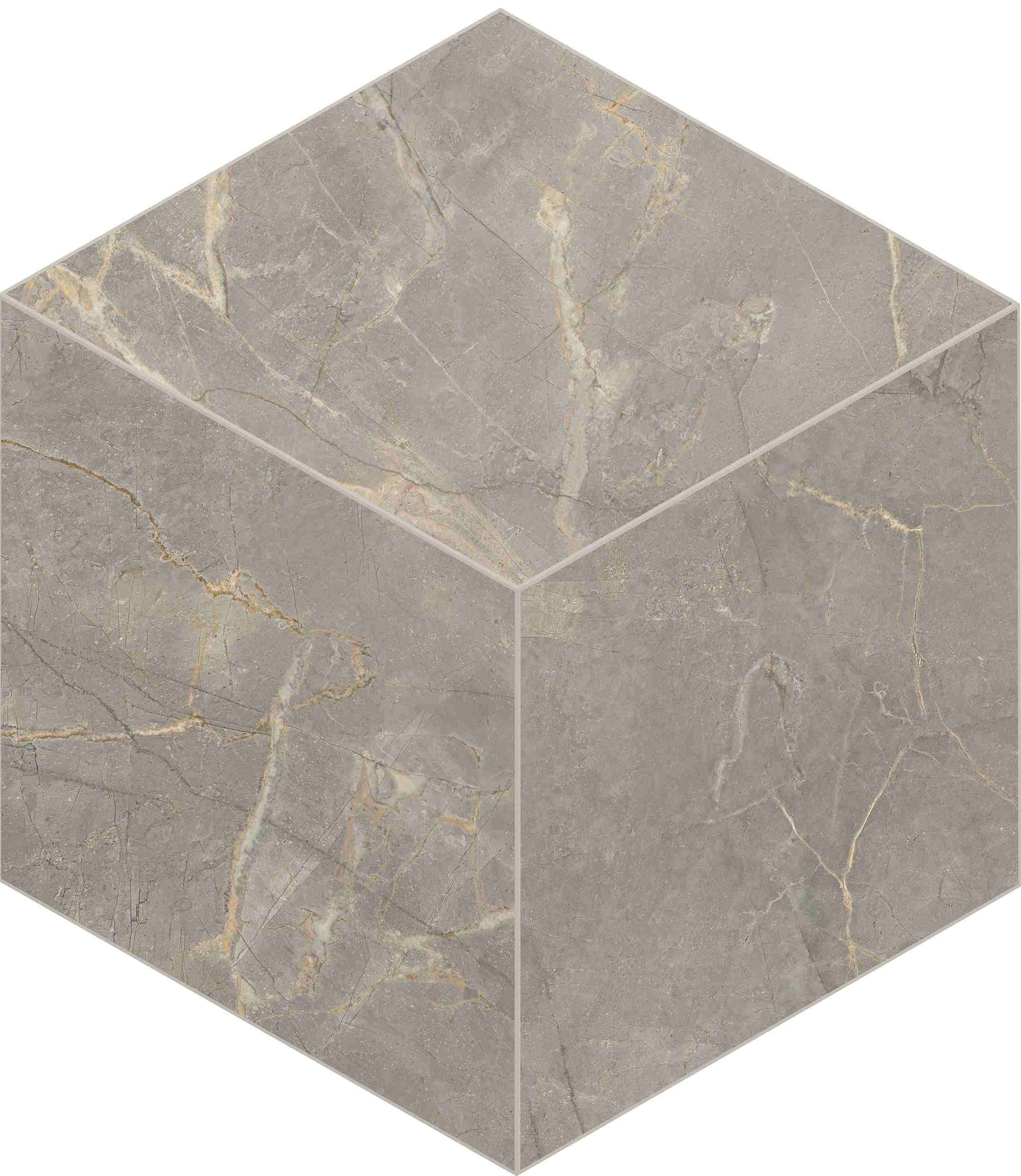 Мозаика Bernini Grey Cube 250x290 неполированная BR03