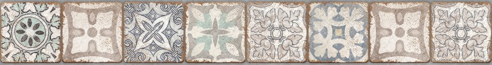 Декор настенный Majolica 80x600 многоцветный MA1J452 фото