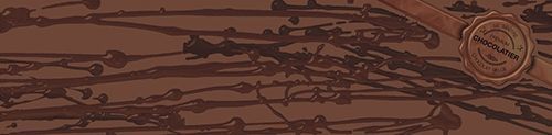 Декор настенный Chocolate Belgique 400x100 коричневый