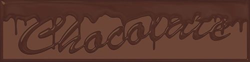 Декор настенный Chocolate Chocolatier 400x100 коричневый