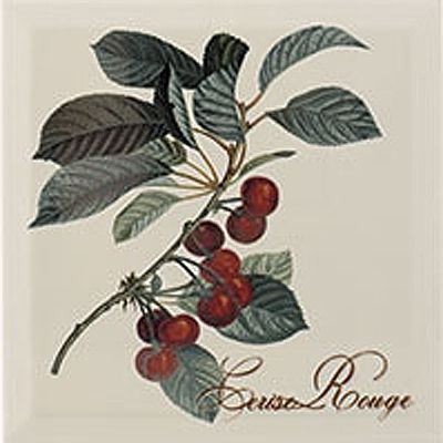 Декор настенный Dec. Provence Cerie Rouge 200x200 бежевый