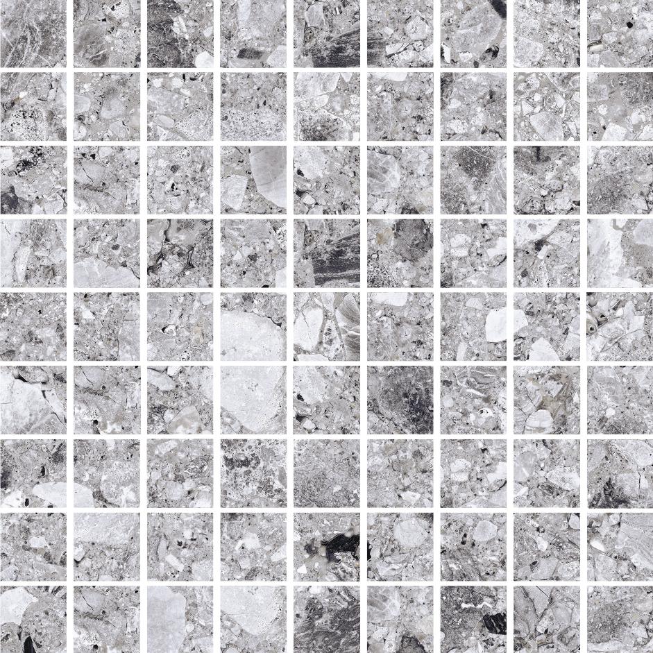 Мозаика Terrazzo (Терраццо) 300x300 светло-серая K-331/LR/m01 фото