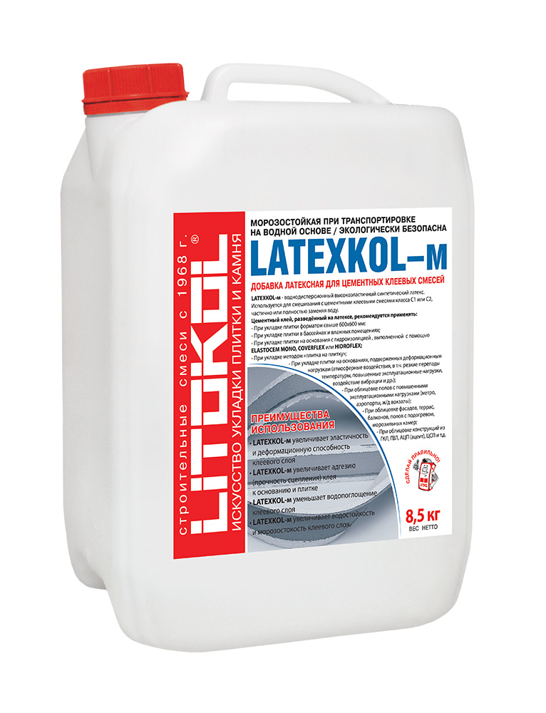 Добавка латексная Latexkol-M 8,5 кг