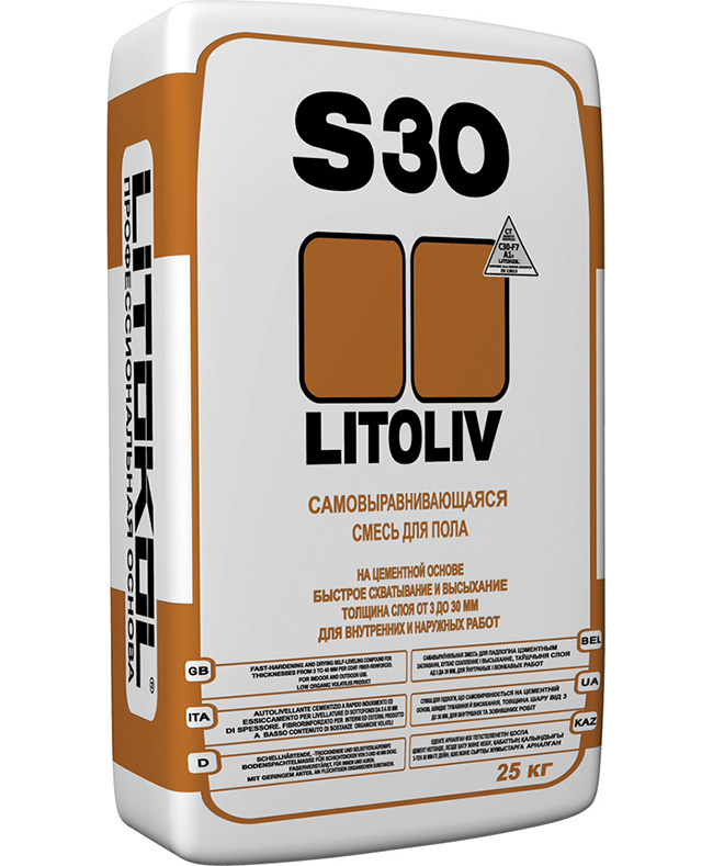 Ровнитель для пола Litoliv S30 25 кг