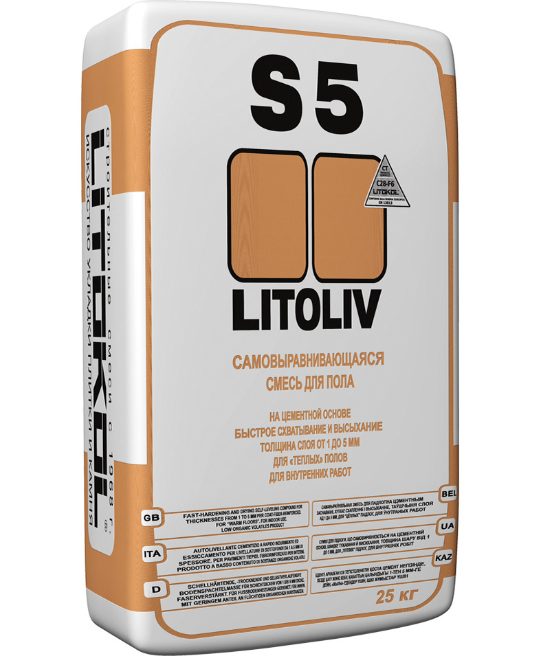 Ровнитель для пола Litoliv S5 25 кг