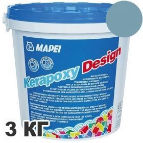Затирка для швов эпоксидная KERAPOXY DESIGN 736 небесная лазурь (минимальная партия 2 шт.) фото