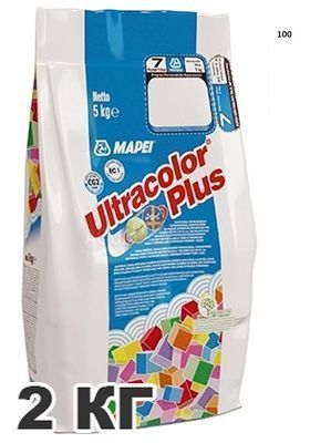 Затирка для швов ULTRACOLOR PLUS 100 белый (минимальная партия 10 шт.) фото