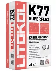 Клеевая смесь SuperFlex K77, 25 кг