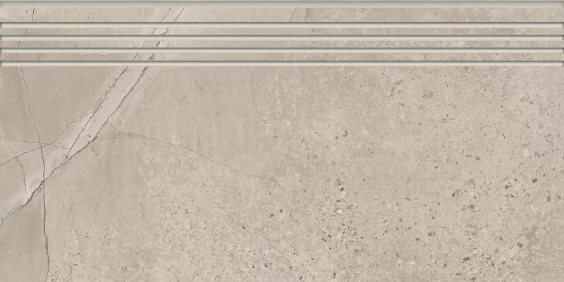 Ступень Marble Trend Limestone (Марбл Тренд Лаймстоун) 294x600 серая K-1005/LR/st01